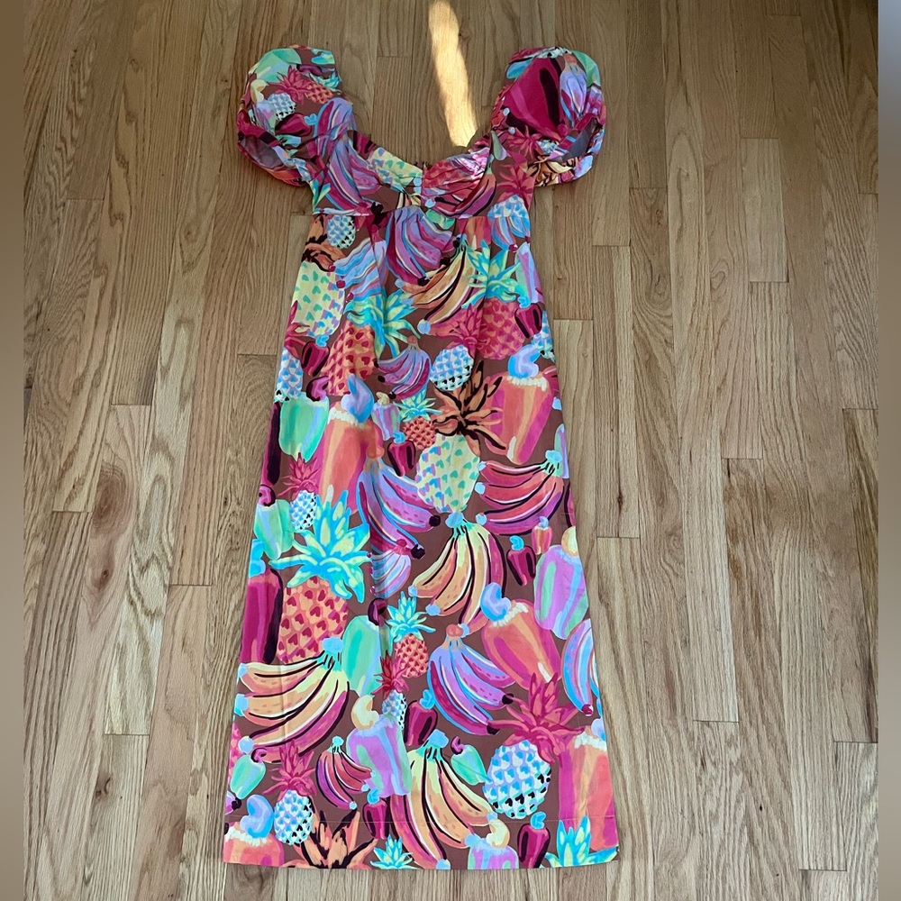 FARM Rio Fruit Salad Dress Size XS